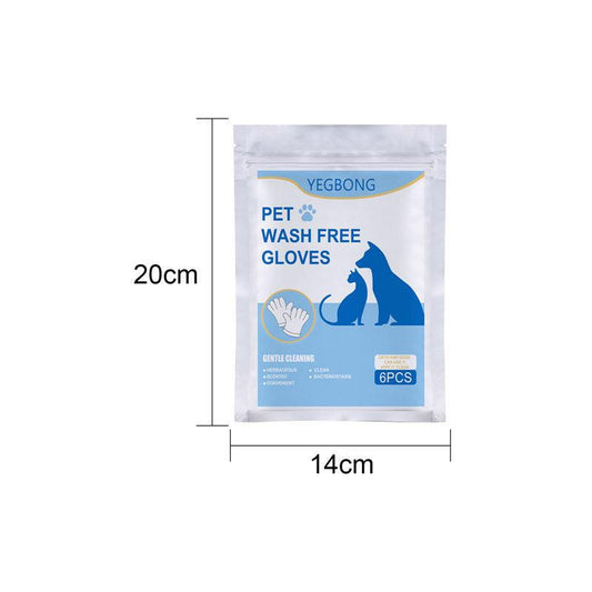 Pet Care Essentials: 6-Pack Of Disposable Non-Woven Gloves For A Clean