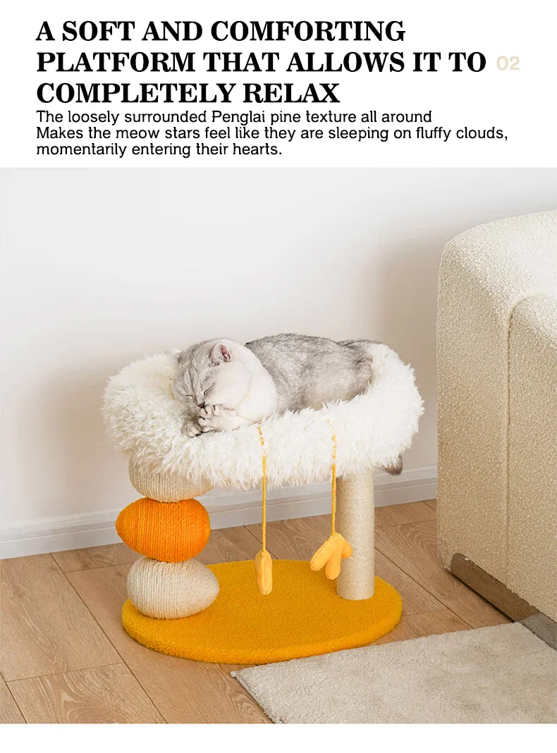 Cat Tree Climbing Frame Cat Scratching Post Toy Indoor Cat Bed Pet Supplies