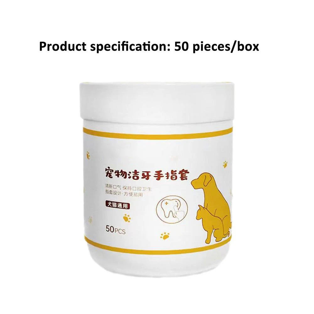 Pet Finger Wipes Eyes Ears Cleaning Paper For Cats And Dogs Tear Stain Remover For Cats Puppy Grooming Deodorant Pets Supplies
