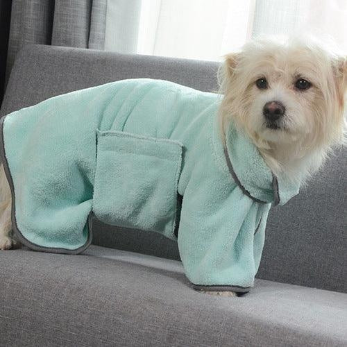 Quick-Drying Pet Absorbent Towel Dog Bathrobe Pet Dog Bath Towel For