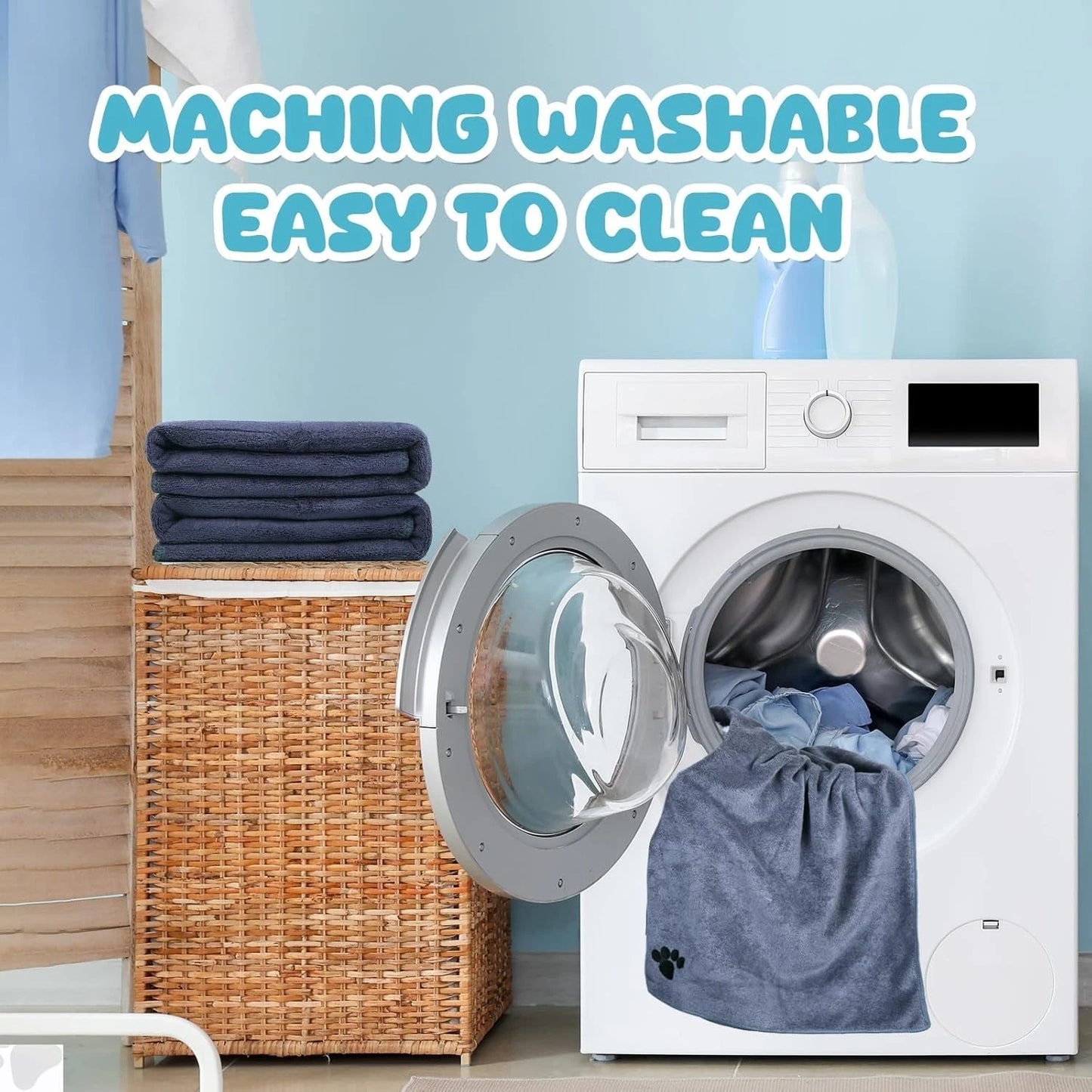 Microfiber Super Absorbent Quick Drying Bath Cat Pet Dog Towel for Dog