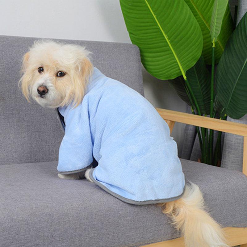 Quick-Drying Pet Absorbent Towel Dog Bathrobe Pet Dog Bath Towel For