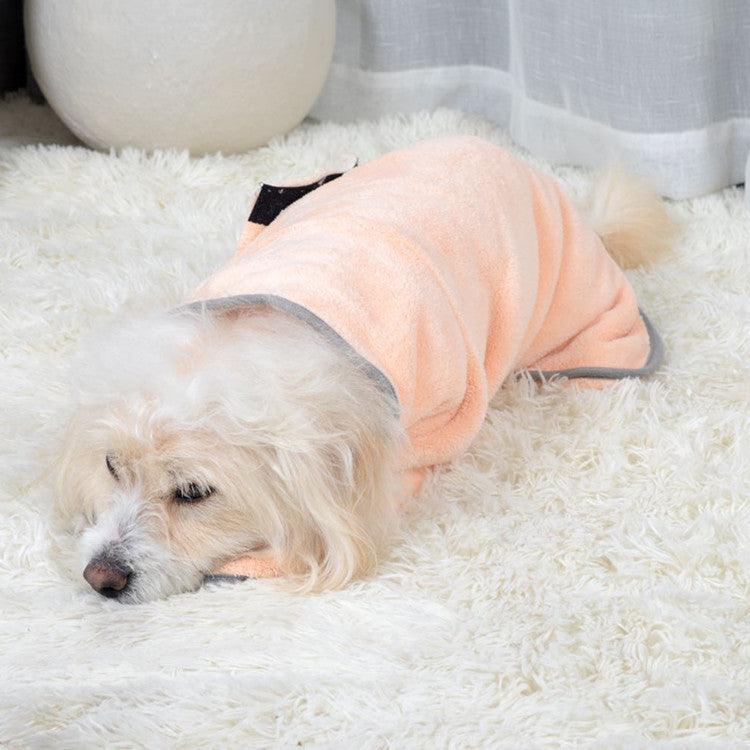 Quick-Drying Pet Absorbent Towel Dog Bathrobe Pet Dog Bath Towel For