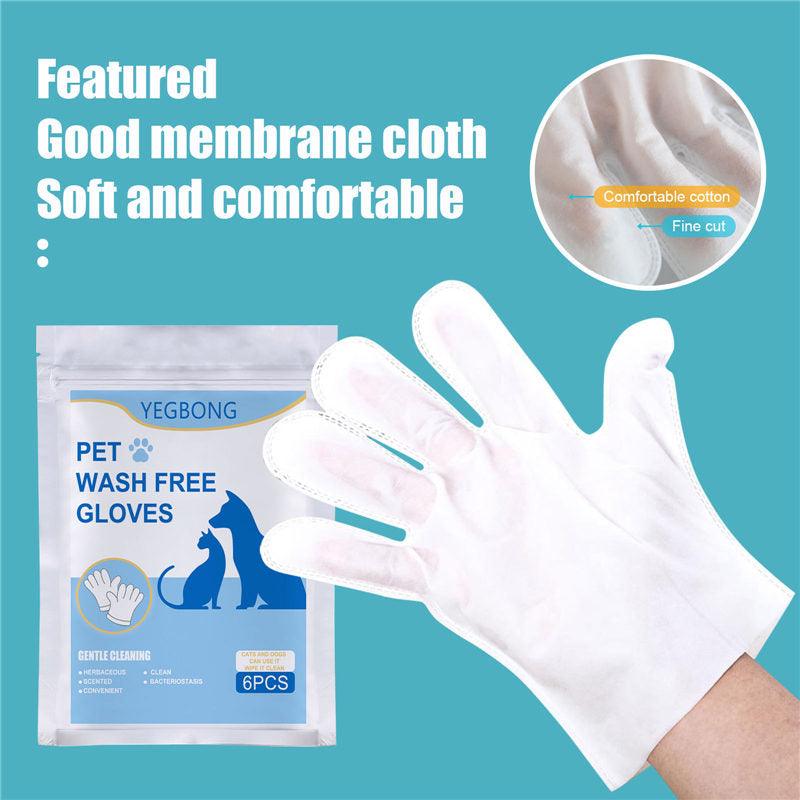 Pet Care Essentials: 6-Pack Of Disposable Non-Woven Gloves For A Clean