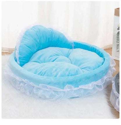 Pet Supplies Cute Princess Bed Cute Lace Teddy