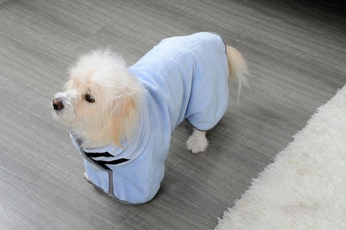 Quick-Drying Pet Absorbent Towel Dog Bathrobe Pet Dog Bath Towel For