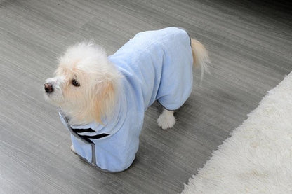 Quick-Drying Pet Absorbent Towel Dog Bathrobe Pet Dog Bath Towel For