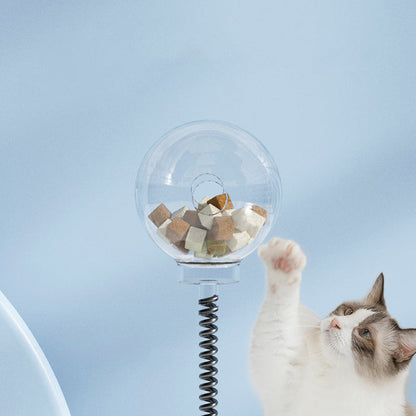 Cat Leakage Food 2 In 1 Toys Turntable Ball Toys Kitten Funny Cat