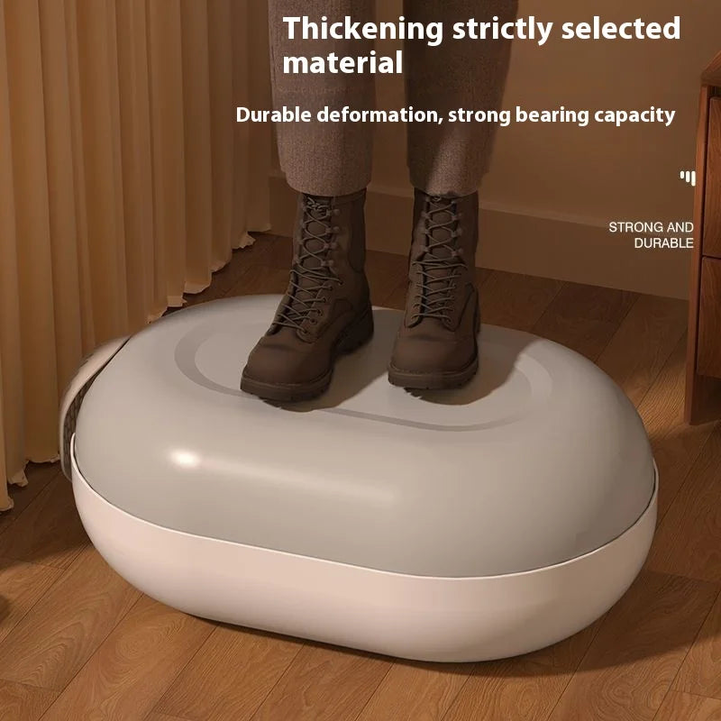 Oversized Anti-Splash Cat Litter Box Semi-Closed PP and Plastic Pet Supplies with Sand Closed Cat Toilet