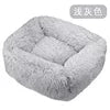 Teddy Cat Kennel Square Kennel Pet Mat Cat Bed Dog Bed Pet Supplies Winter Plush Pet Kennel