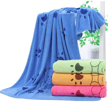 2 PCS- Hot Selling Super Absorbent Drying Bath Cat Pet Dog Towel for Dog