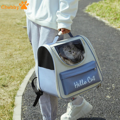 Moveable Carrier Large Space Capsule Pet Carrier Cat Backpack Carrier Outdoor and Shoulders Big Space Pet Backpack