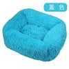 Teddy Cat Kennel Square Kennel Pet Mat Cat Bed Dog Bed Pet Supplies Winter Plush Pet Kennel
