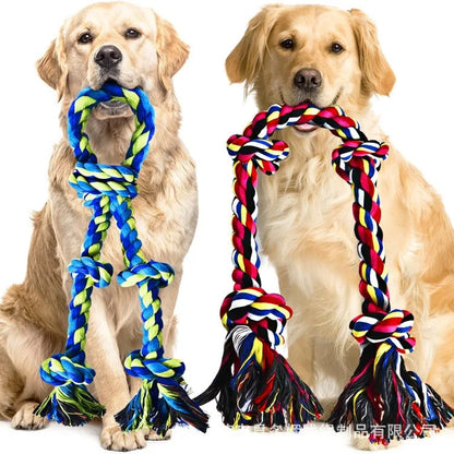 US LOCAL STOCK Dog Rope Toys for Aggressive Chewers Tough Tug of Dog Toys for Large Medium Small Dogs Chew Toys for Teething