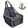 Small Medium Pet Dog Cat Booster Car Seat Waterproof Portable Folding Travel Carrier with Oxford Material and Printed Pattern