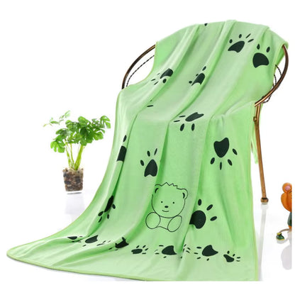 2 PCS- Hot Selling Super Absorbent Drying Bath Cat Pet Dog Towel for Dog