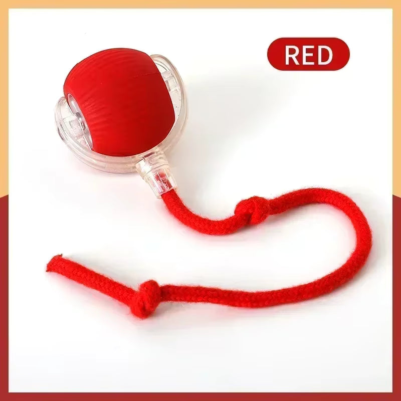 Cat Interactive Ball Toys Automatic Rolling Ball For Kitten Rechargeable Smart Pet Electric Toys With Teaser Sensor Cat Ball