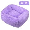 Teddy Cat Kennel Square Kennel Pet Mat Cat Bed Dog Bed Pet Supplies Winter Plush Pet Kennel