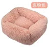Teddy Cat Kennel Square Kennel Pet Mat Cat Bed Dog Bed Pet Supplies Winter Plush Pet Kennel