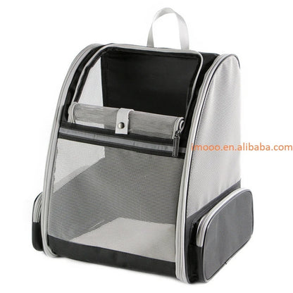 Factory Price Pet Carrier Cat Dog Backpack Breathable Cat Travel Outdoor Shoulder Bag Bird Rabbit Carrying Pet Supplies