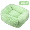 Teddy Cat Kennel Square Kennel Pet Mat Cat Bed Dog Bed Pet Supplies Winter Plush Pet Kennel