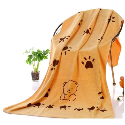2 PCS- Hot Selling Super Absorbent Drying Bath Cat Pet Dog Towel for Dog