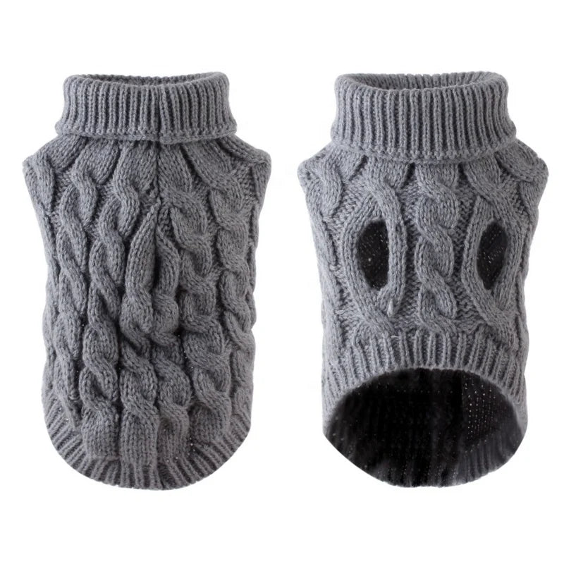 Factory Direct Puppy Clothes Pet Cat Sweater Solid Color Coat Jacket for Kitten Fashion Pet Supplies Clothes for Dogs