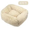 Teddy Cat Kennel Square Kennel Pet Mat Cat Bed Dog Bed Pet Supplies Winter Plush Pet Kennel