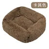 Teddy Cat Kennel Square Kennel Pet Mat Cat Bed Dog Bed Pet Supplies Winter Plush Pet Kennel