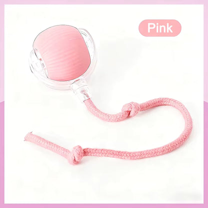 Cat Interactive Ball Toys Automatic Rolling Ball For Kitten Rechargeable Smart Pet Electric Toys With Teaser Sensor Cat Ball