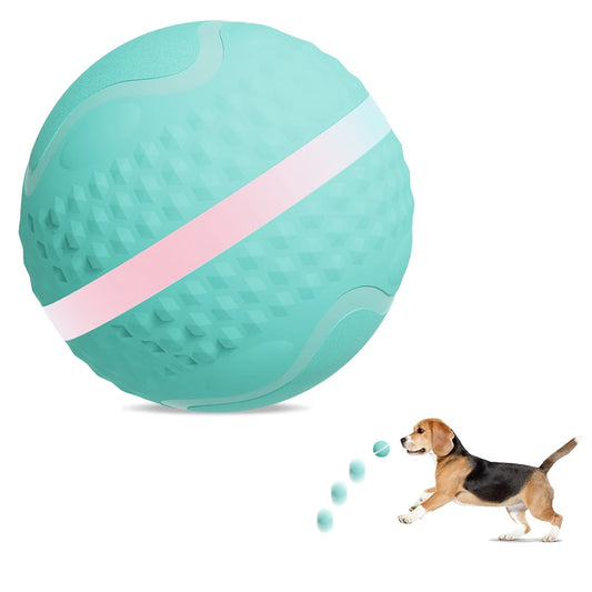 2024 New Automatic Pet Supplies USB Charged Smart Jumping Ball Interactive Pet Dog Ball Toys