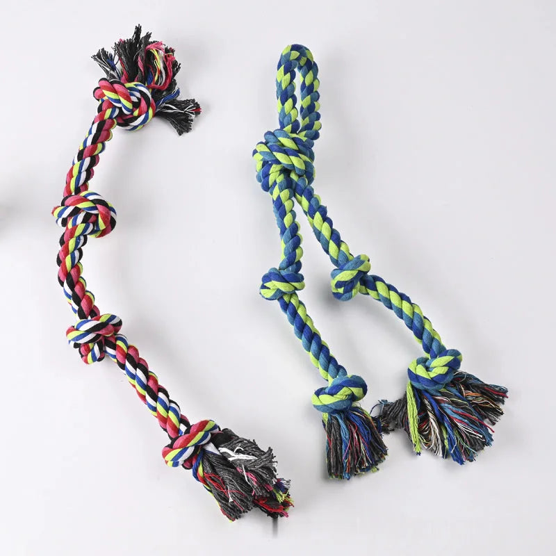 US LOCAL STOCK Dog Rope Toys for Aggressive Chewers Tough Tug of Dog Toys for Large Medium Small Dogs Chew Toys for Teething