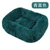 Teddy Cat Kennel Square Kennel Pet Mat Cat Bed Dog Bed Pet Supplies Winter Plush Pet Kennel