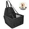 Small Medium Pet Dog Cat Booster Car Seat Waterproof Portable Folding Travel Carrier with Oxford Material and Printed Pattern