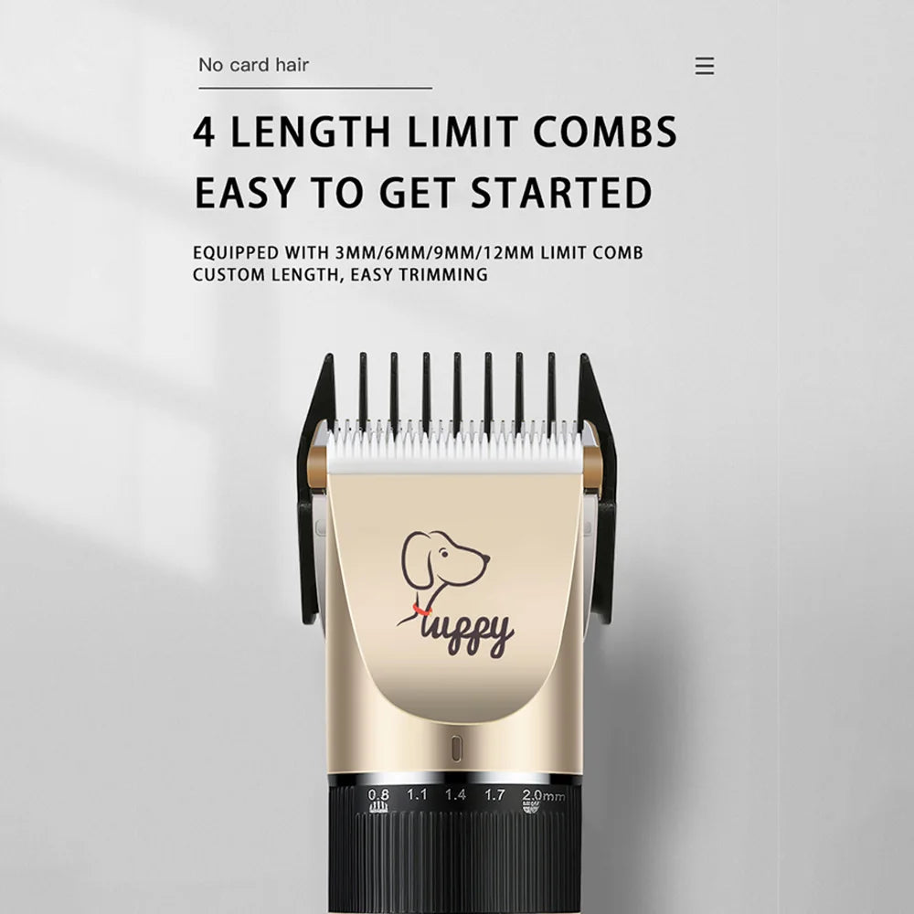 Dog Clipper Pet/Cat/Rabbit Hair Clippers Grooming Haircut Professional Trimmer Shaver Set Pets Cordless Rechargeable Promotions