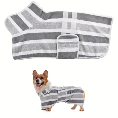 Dog Towel Pet Bathrobe, Fully Wrapped and Quick Drying, pet Quick Drying Towel, Soft and Skin Friendly, Comfortable