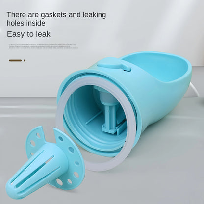 Portable Food Grade Material Pet Dog Cat Puppy Water Bottle Food Dispenser Travel Pet Water Cup For Pets cat bowl accessories