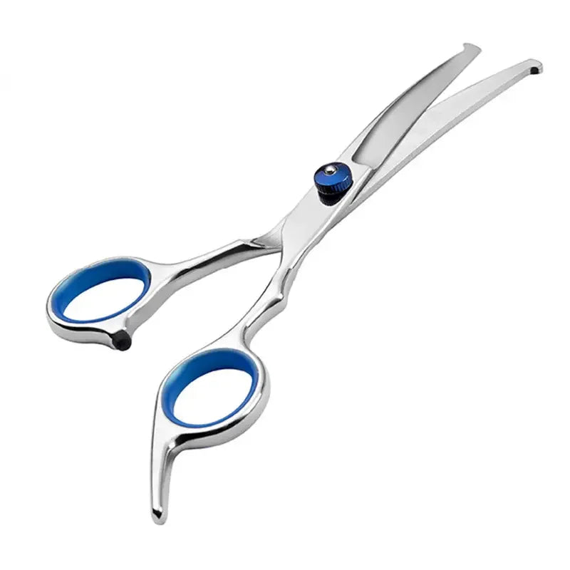 Premium Pet Grooming Scissors Safety Round Tip, Scissors Portable Stai ...