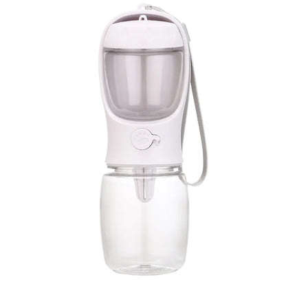 Portable Food Grade Material Pet Dog Cat Puppy Water Bottle Food Dispenser Travel Pet Water Cup For Pets cat bowl accessories