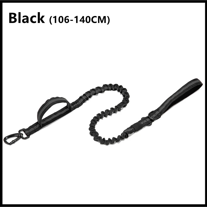 Military Tactical Dog Collar Leash Set Durable Pet Collar Retractable Leash Medium Large Dog German Shepherd Training Accessorie
