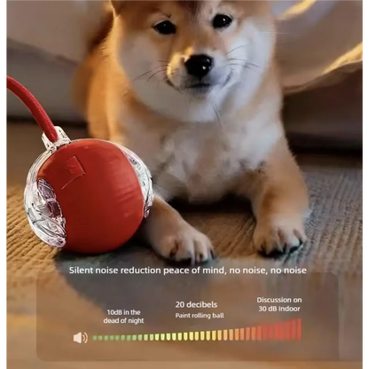 Cat Interactive Ball Toys Automatic Rolling Ball For Kitten Rechargeable Smart Pet Electric Toys With Teaser Sensor Cat Ball
