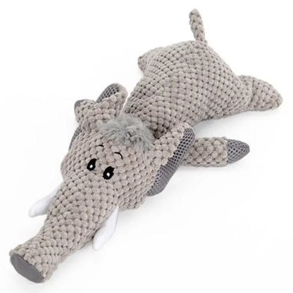 Pet Dog Toys for Large Dogs Cute Plush Squeak Stuffed Toys Fleece Durable Chewing Cute Soft Toys Pet Molar Toys Dogs Accessories