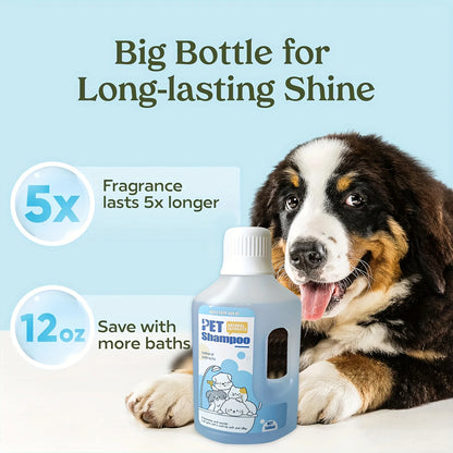 Pet Bath Gel,Pet Shampoo,Cat and Dog Bath Gel,Gentle Soothing Formula,Suitable for Cats and Dogs,Cares for Pet Hair Health,500ml