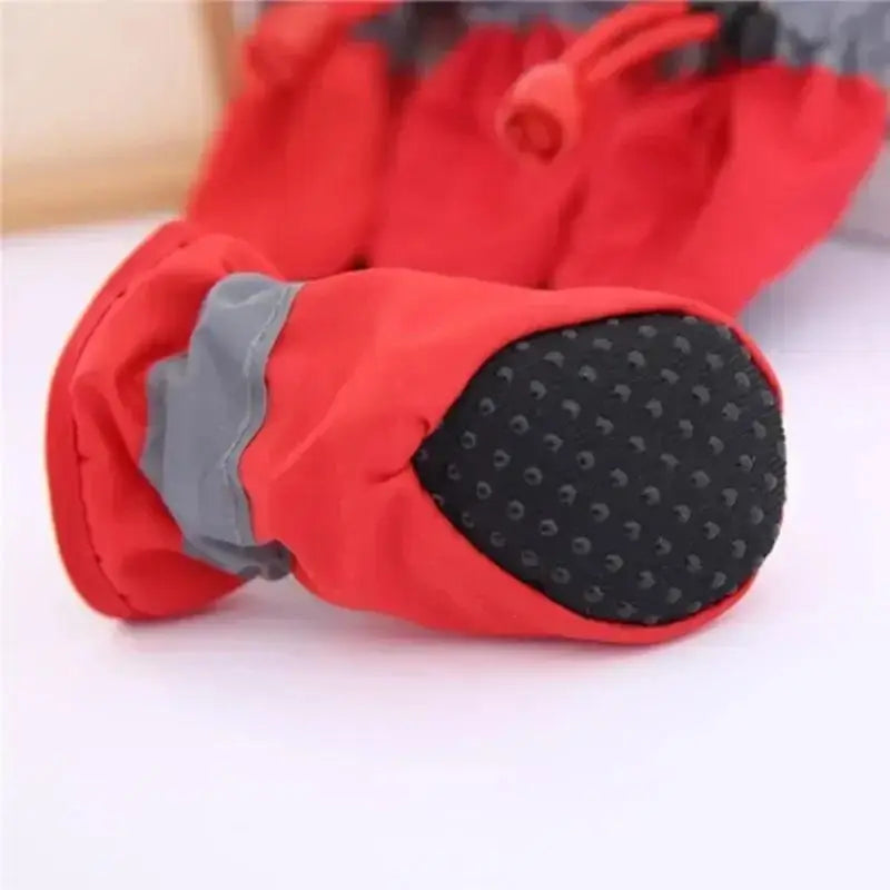 New 4pcs Waterproof Pet Dog Shoes Anti-slip Rain Snow Boot Thick Warm For Small Cats Dogs Puppy Socks Booties