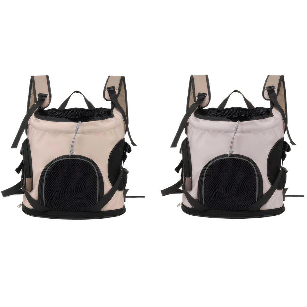 Lightweight Pet Bag Go Out Portable Cat Dog Bag Large Capacity Pet Backpack Breathable Out Puppy Backpack Adjustable Strap