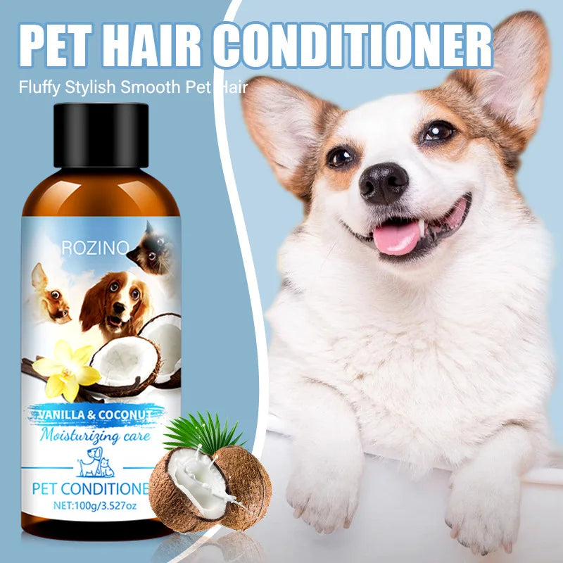 Pet Shower Gel and Conditioner Combo Pack, Perfect Clean Shampoo and Conditioner, Chemical Free, for Pets Cats and Dogs