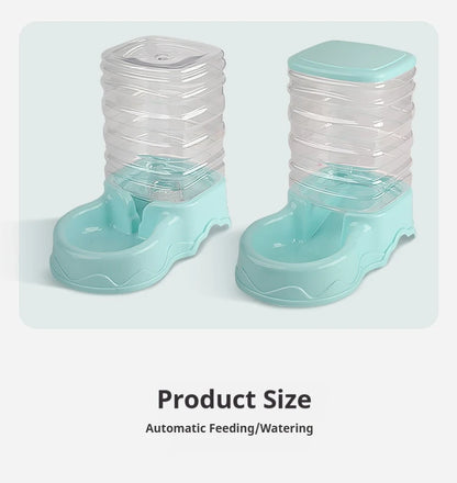 Pet Automatic Feeder Pet Feeder Bowls Automatic Water Dispenser Cat Bowl Dog Bowl Large Capacity Storage Barrel Pet Supplies