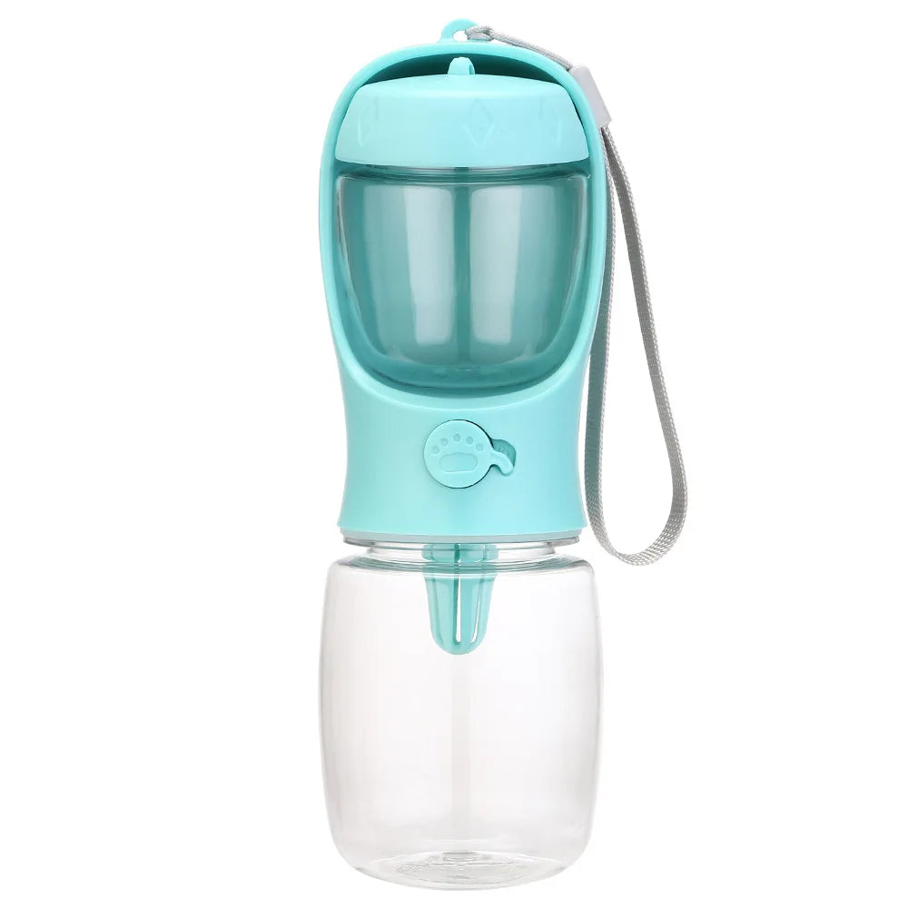 Portable Food Grade Material Pet Dog Cat Puppy Water Bottle Food Dispenser Travel Pet Water Cup For Pets cat bowl accessories