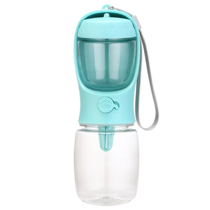 Portable Food Grade Material Pet Dog Cat Puppy Water Bottle Food Dispenser Travel Pet Water Cup For Pets cat bowl accessories