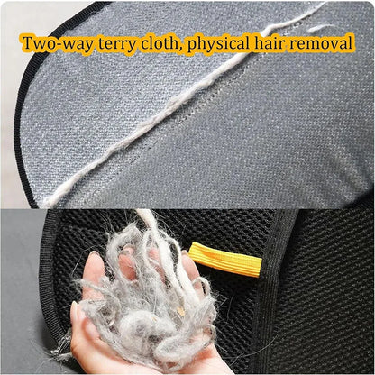 Pet Hair Removal Tool Reusable Static Removal Gloves, Double-Sided Grooming Gloves for Pets, Removes Pet Fur Hair for Carpets